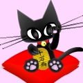 黒い招き猫ブログパーツ