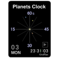 Planets Clock ブログパーツ