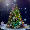 スノードーム (クリスマス) ブログパーツ